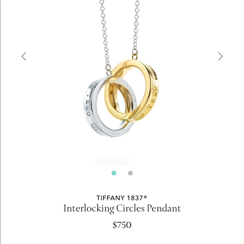Tiffany & co interlocking circles necklace